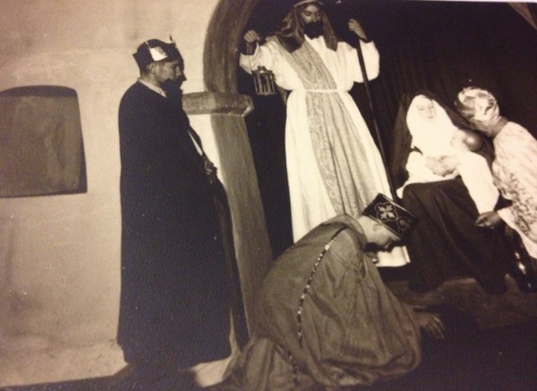 Nativity in the old Norman 1960.